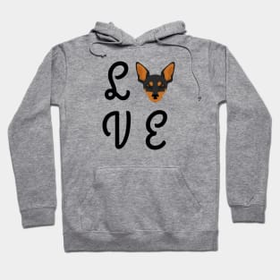 Rat Terrier Love Hoodie